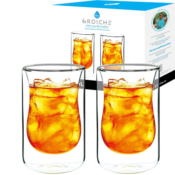 Grosche Istanbul Double Walled Tea Glasses (Set of 2) Discount