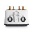 Sunbeam Alinea Select 4 Slice Bread Select Toaster White Classics Online now