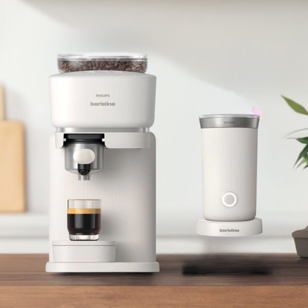 Philips Baristina Semi-Automatic Espresso Machine - Combo With Frother on Sale