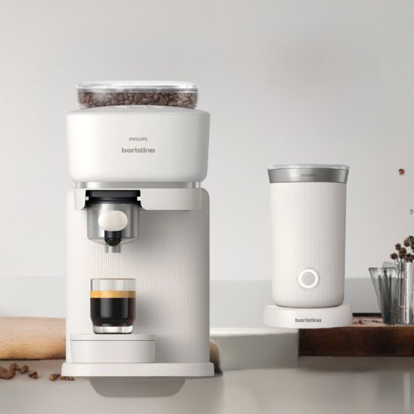 Philips Baristina Semi-Automatic Espresso Machine - Combo With Frother on Sale