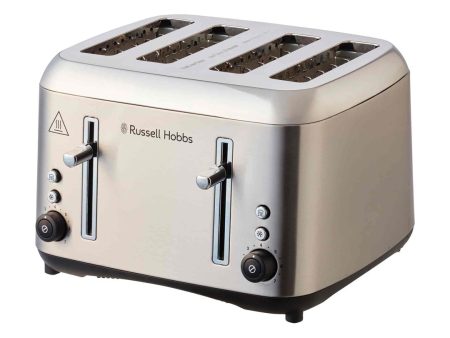 Russell Hobbs Addison 4 Slice Toaster Brushed Stainless Steel Online Sale