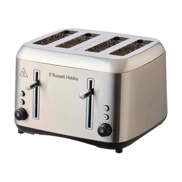 Russell Hobbs Addison 4 Slice Toaster Brushed Stainless Steel Online Sale