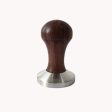 Espresso Walnut Tamper 58mm Flat Online now