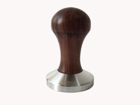 Espresso Walnut Tamper 58mm Flat Online now