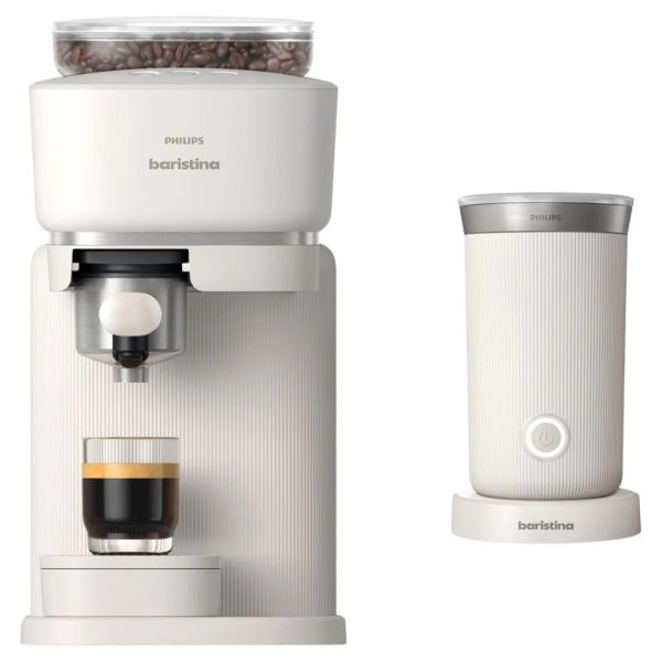 Philips Baristina Semi-Automatic Espresso Machine - Combo With Frother on Sale