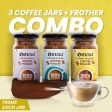 75 grams x 3 Coffee Jars Combo with Electric frother Online now