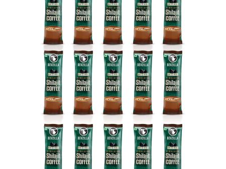 Bevzilla Shilajit Coffee Powder - 15 Sachets Hot on Sale